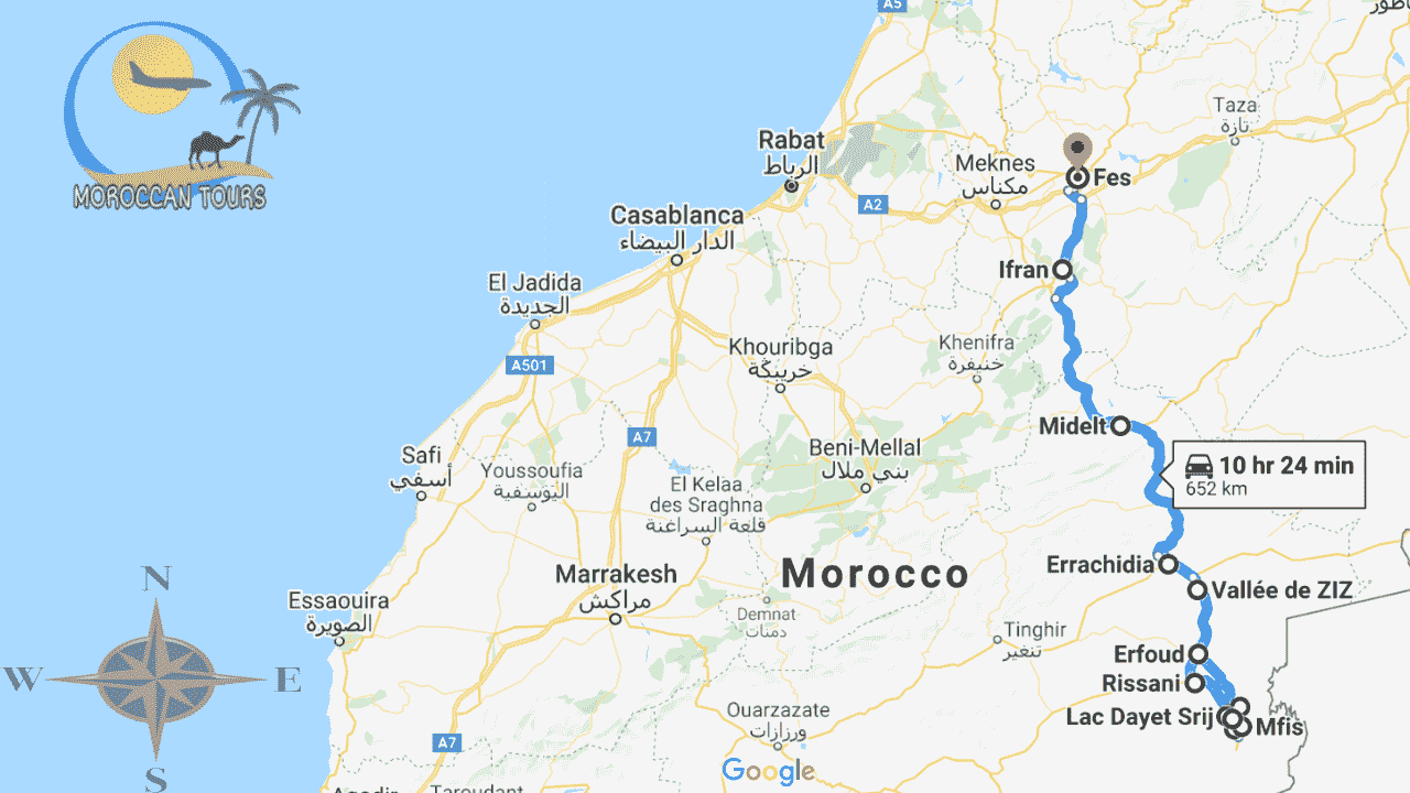 Morocco / Marruecos / Marrocos / Marocco, Tour / ruta / viagem / viaggio, itinerary / itinerario : Errachidia Fes 3 Days / Dias / Giorni